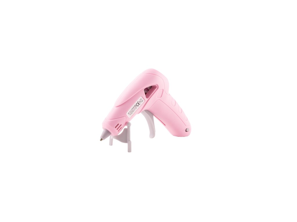 Bezdrátová pistole tavná MasiPro Li-on 10W růžová